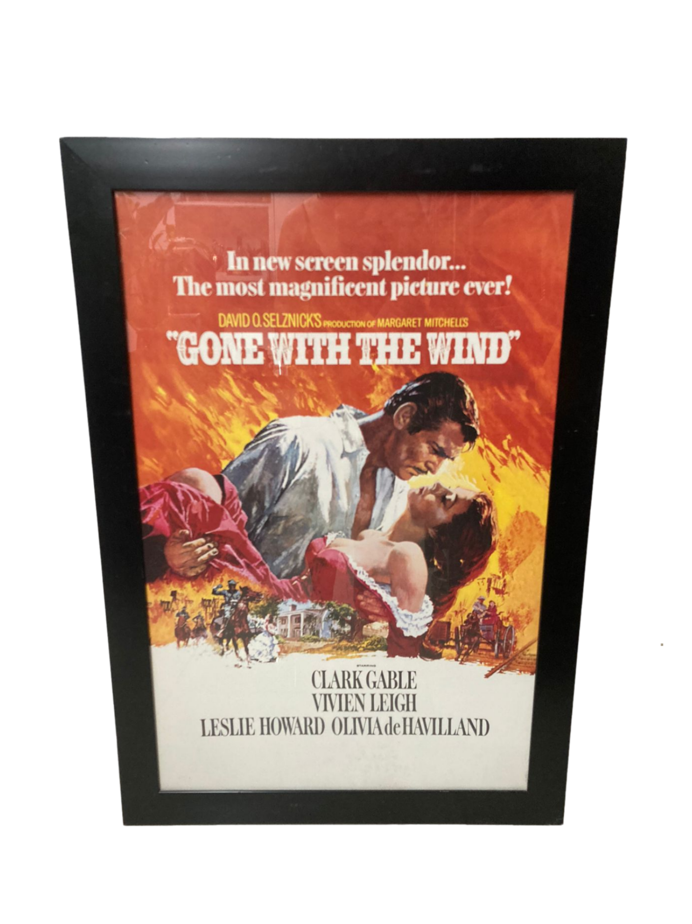 Cuadro Lámina Enmarcada “Lo que el viento se llevó” 72 x 103 cm