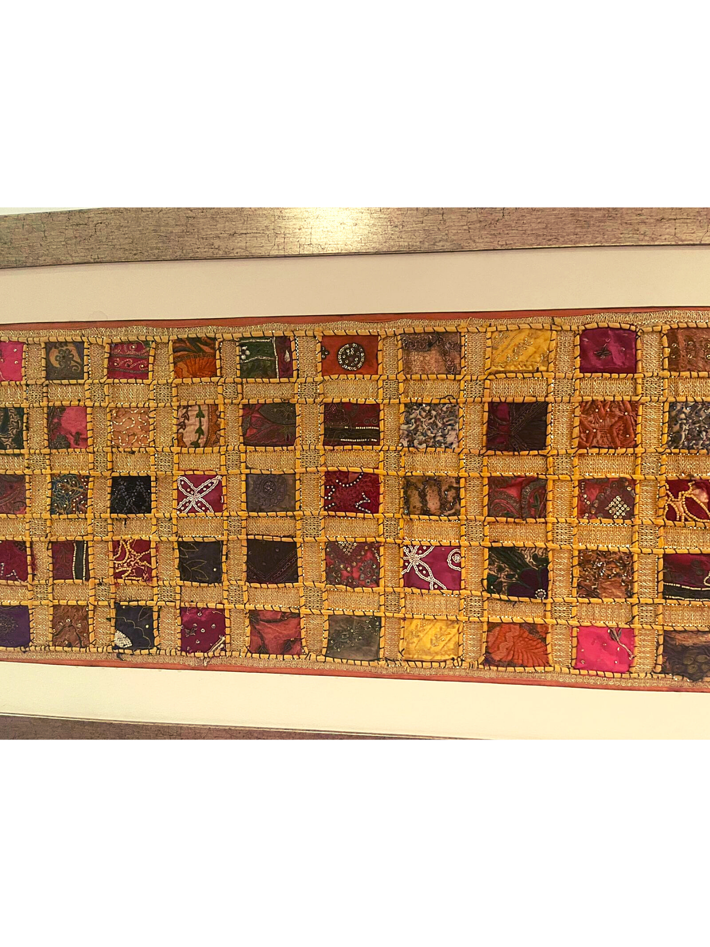 Cuadro Bordado Da Roberta 144 x 46 cm