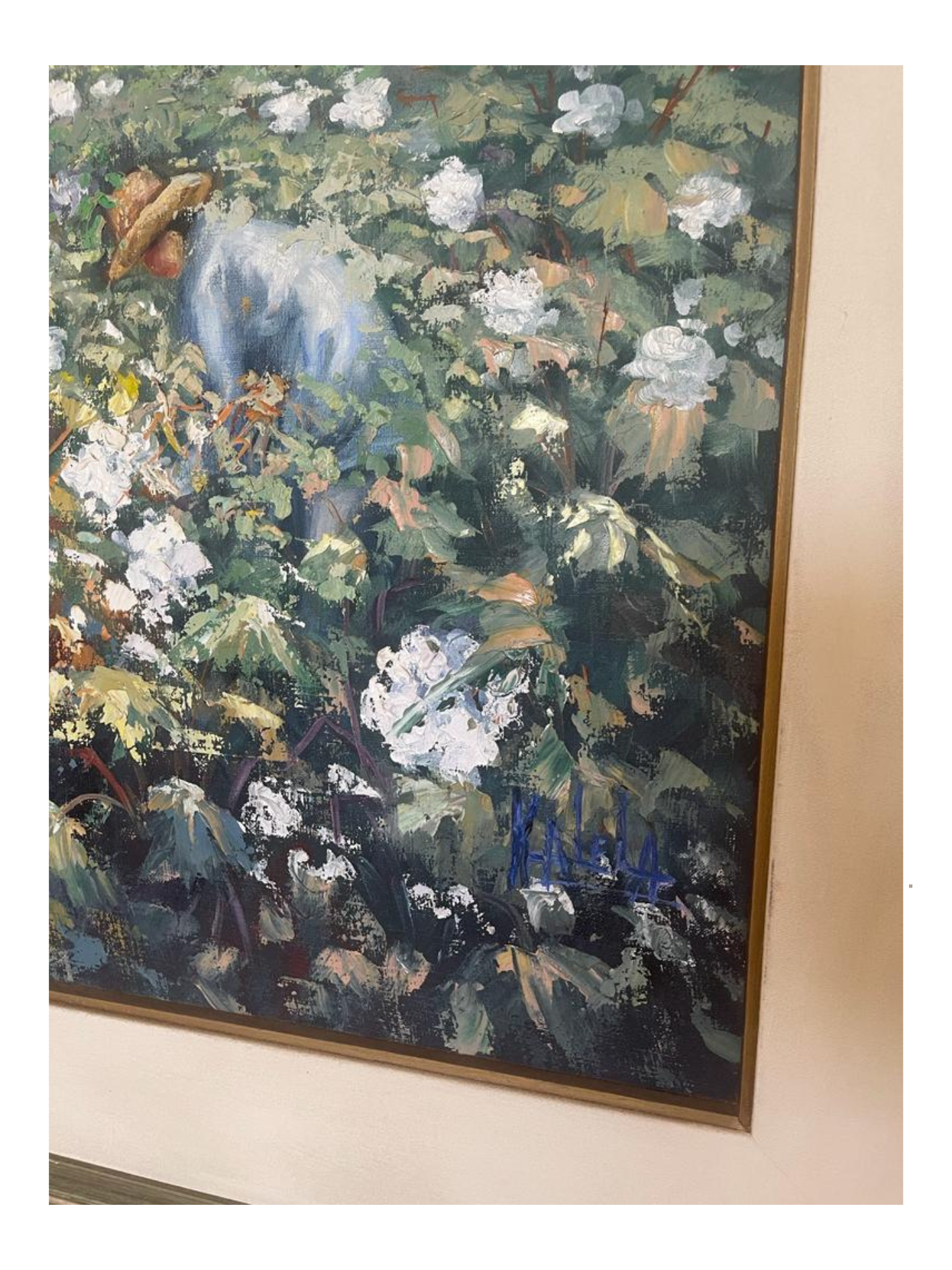 Cuadro "Los Algodoneros" de Kalela Zaldivar 89 x 68 cm