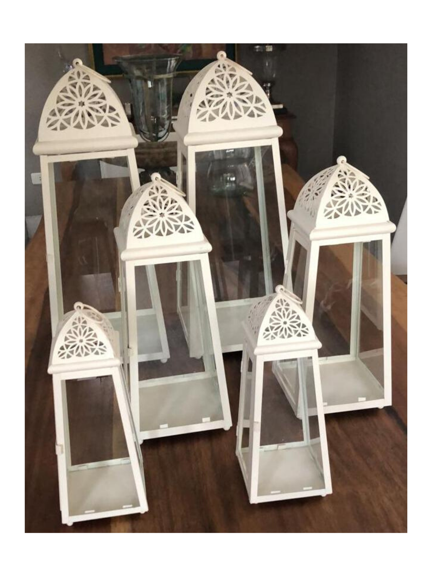 Set de 6 Fanales Decorativos