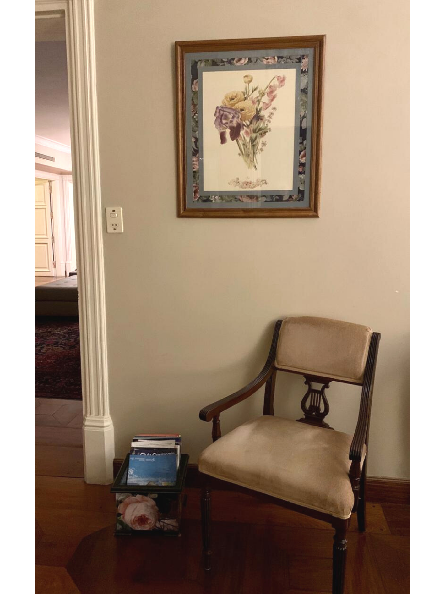 Lámina de Flor Enmarcada