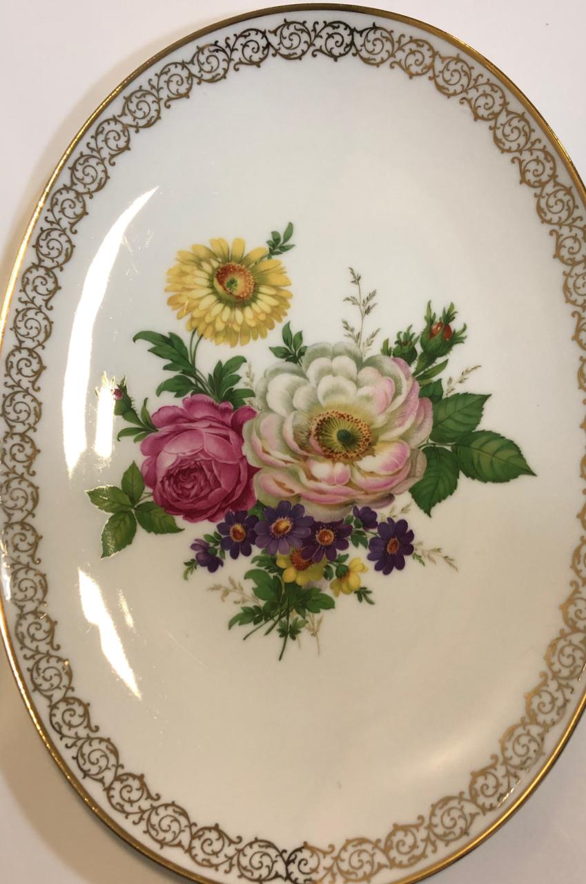 Plato Ovalado Porcelana Bavaria