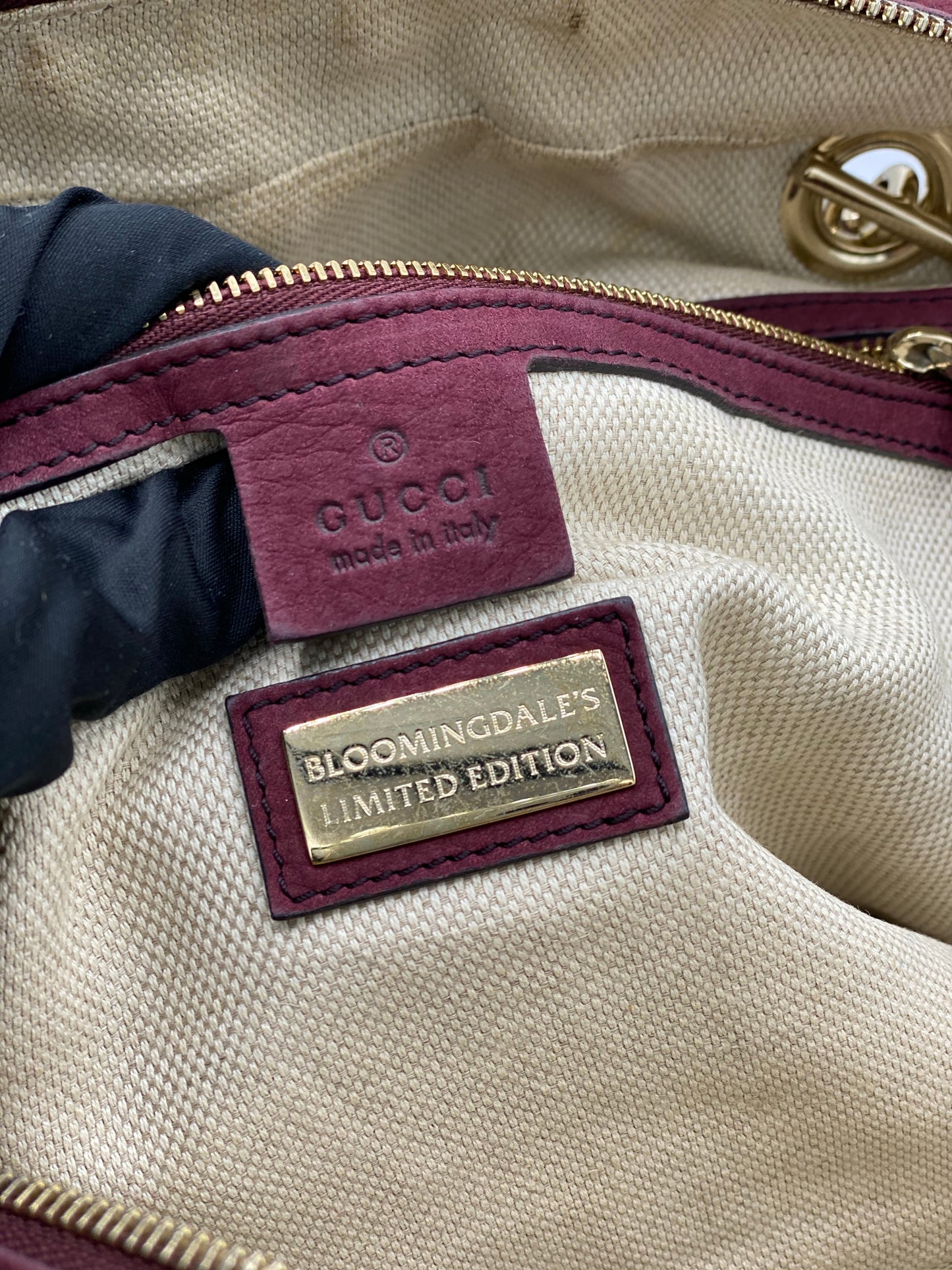 Cartera Gucci Pebbled Bloomingdale's Limited Edition