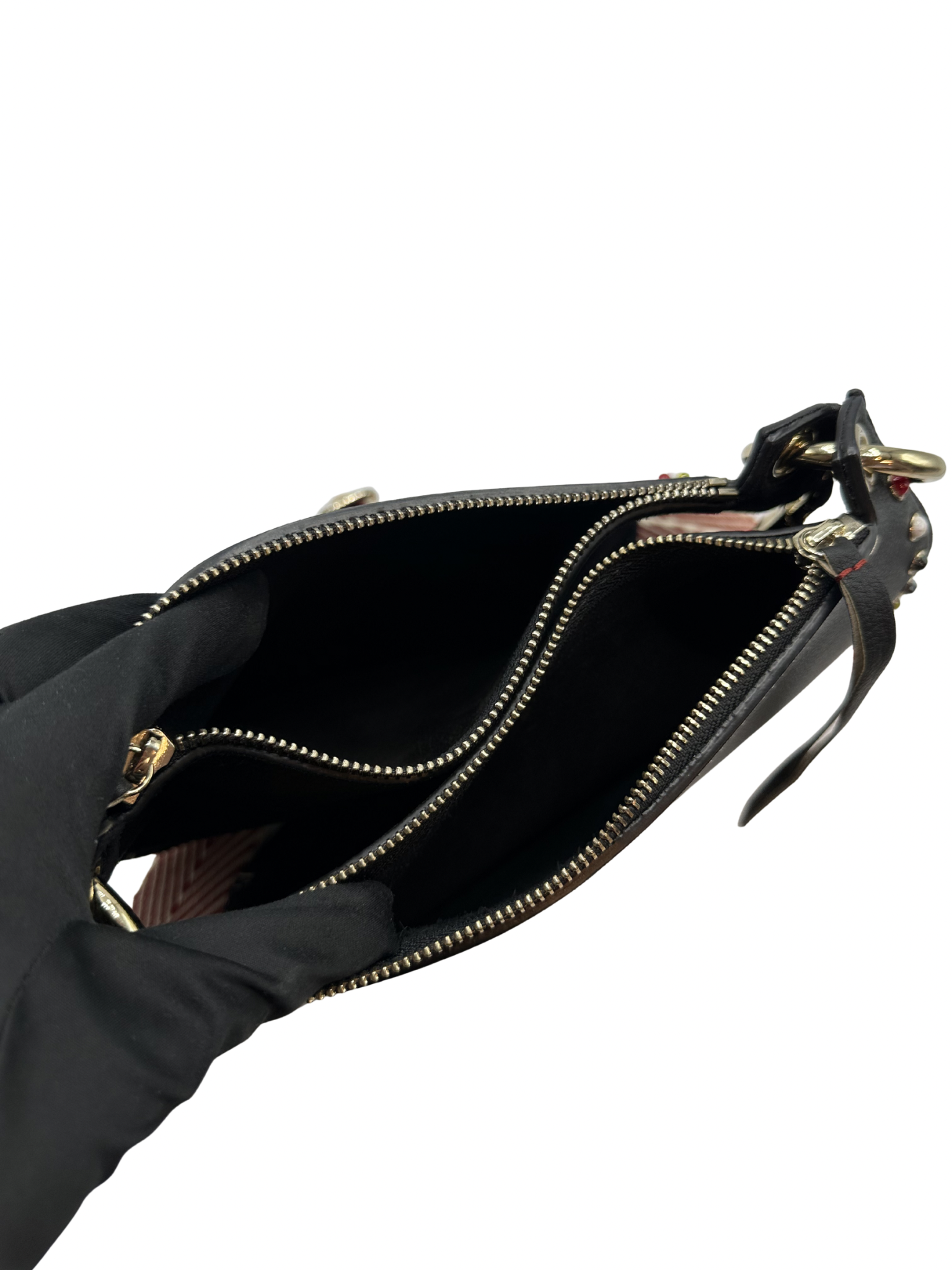 Bandolera Grande con Tachuelas Carolina Herrera