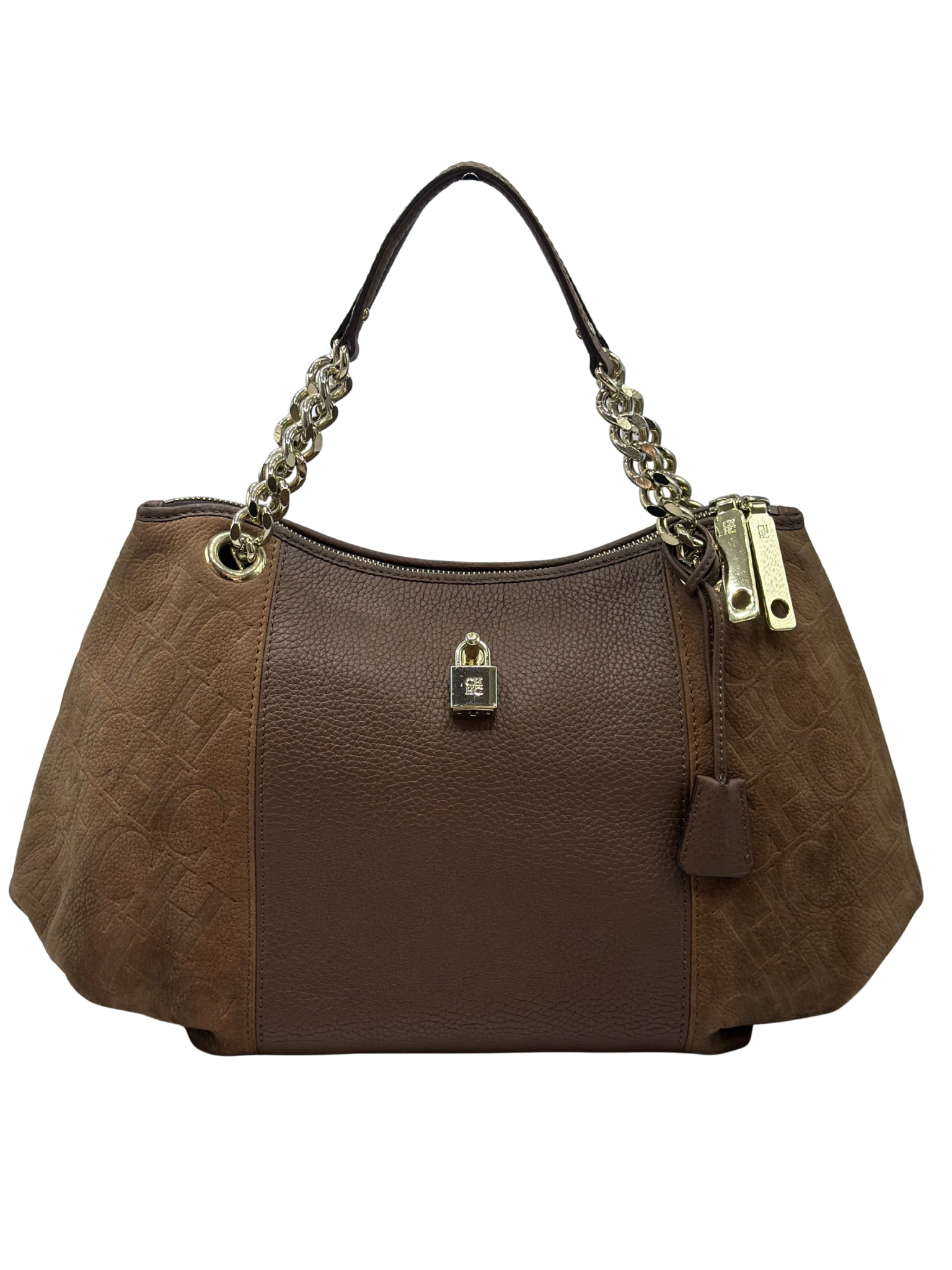 Cartera Marrón Carolina Herrera Monogram