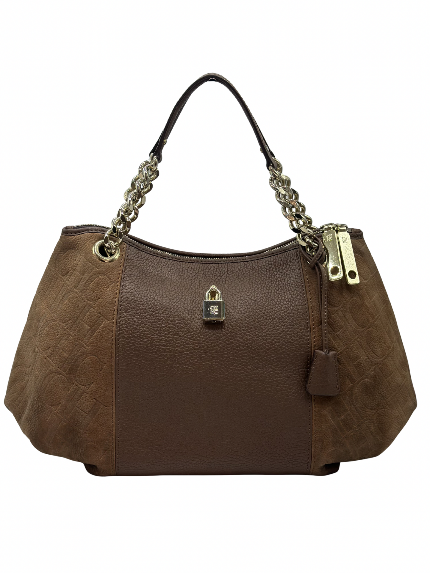 Cartera Marrón Carolina Herrera Monogram