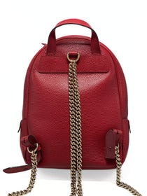 Mochila Gucci Soho Chain Backpack Red
