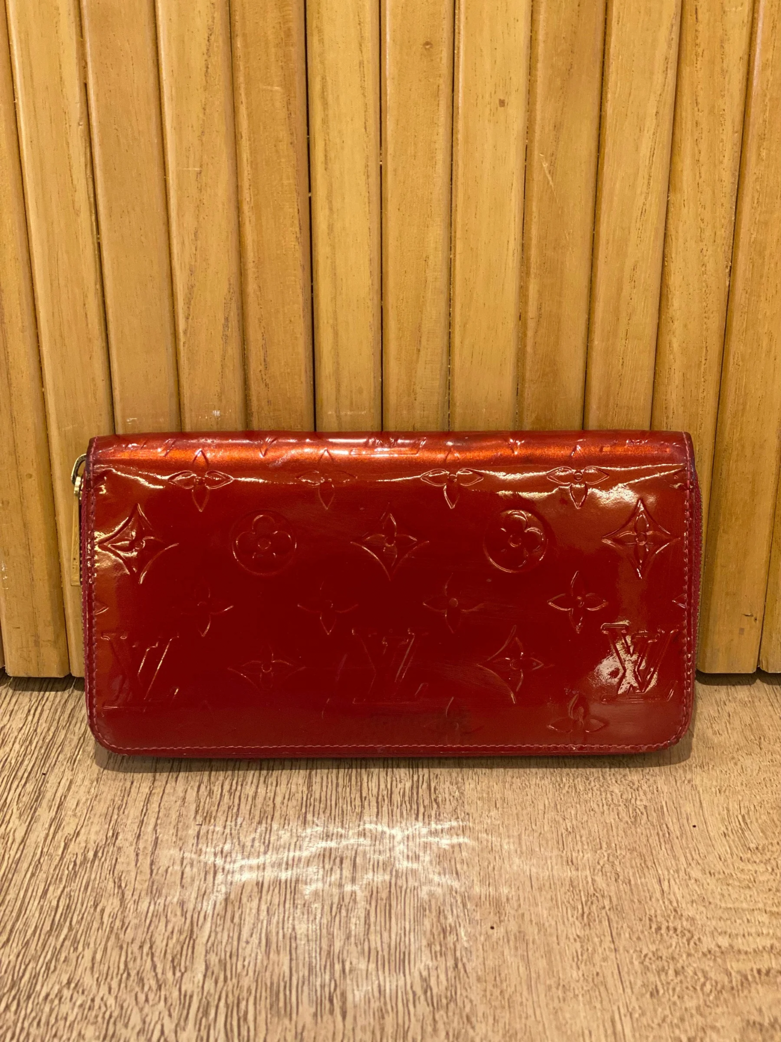 Billetera Louis Vuitton Zippy Monogram Vernis