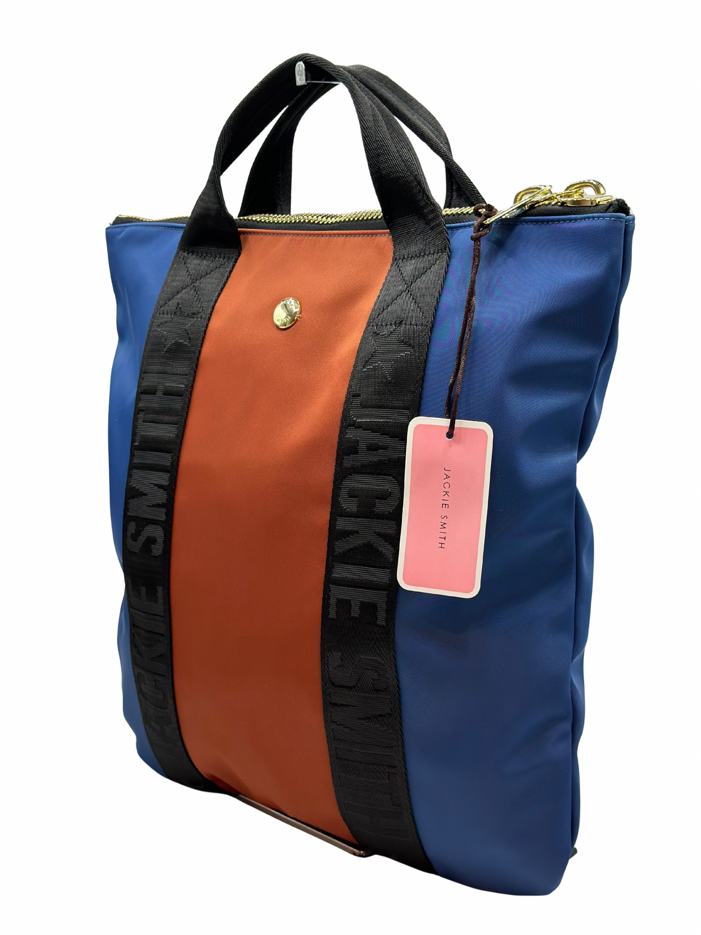 Mochila de Nylon Jackie Smith Azul y Naranja