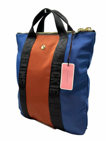 Mochila de Nylon Jackie Smith Azul y Naranja