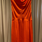 Vestido Corto Naranja Christian Dior (Talle 10)