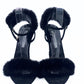 Sandalia Brian Atwood Black and White (39.5)