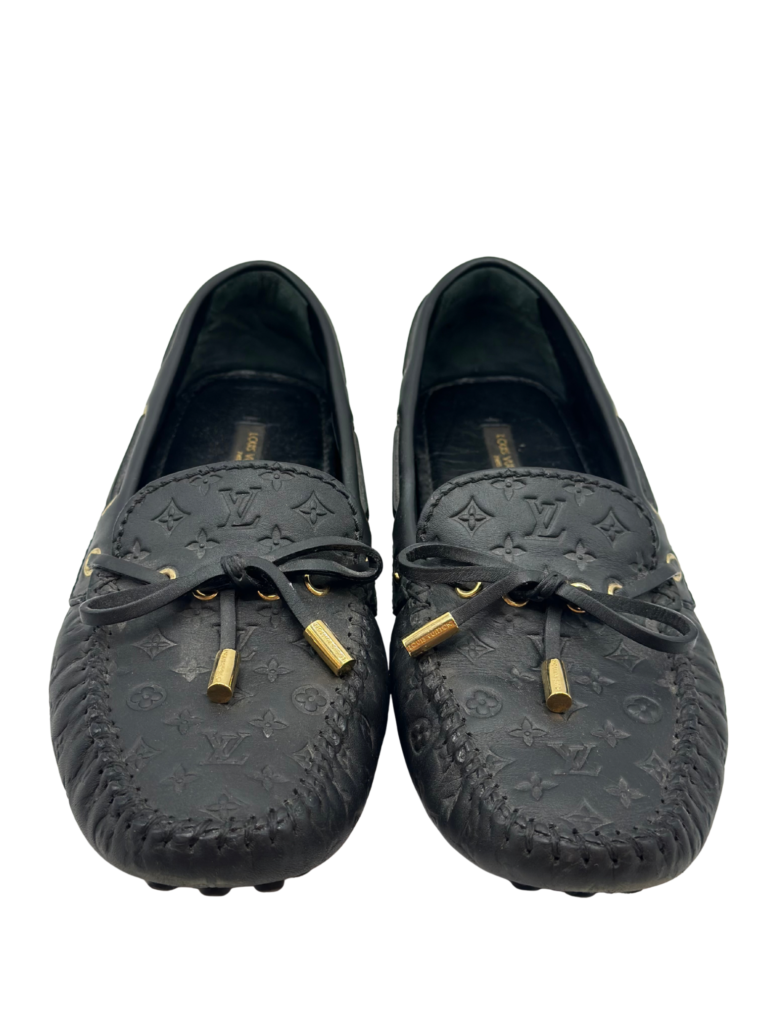 Mocasines Negros Louis Vuitton (38)