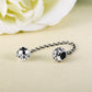 Charm Pandora Safety Pin Hearts
