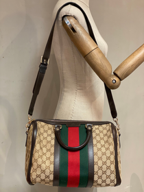Bolso de Mano Gucci Vintage Boston Ophidia Line