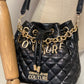 Cartera Versace Couture Charm Bucket Bag