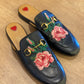 Mules Gucci Horsebit Floral (38)