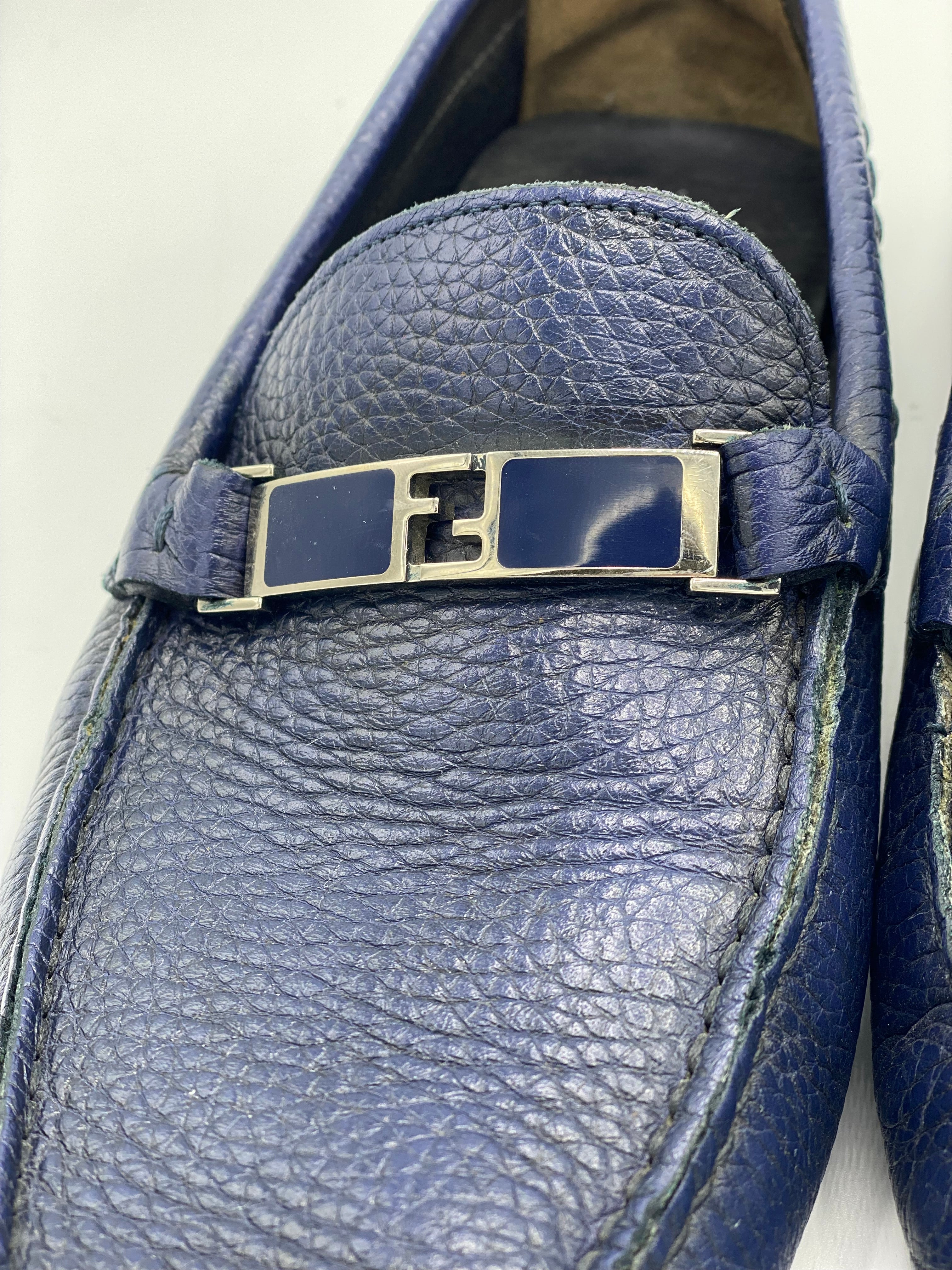 Loafers Fendi Navy (US 42)