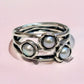 Anillo Pandora Triple Pearl