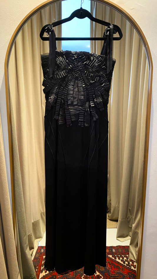 Vestido Negro Dolce & Gabanna (Talle M)