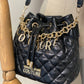 Cartera Versace Couture Charm Bucket Bag