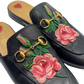 Mules Gucci Horsebit Floral (38)