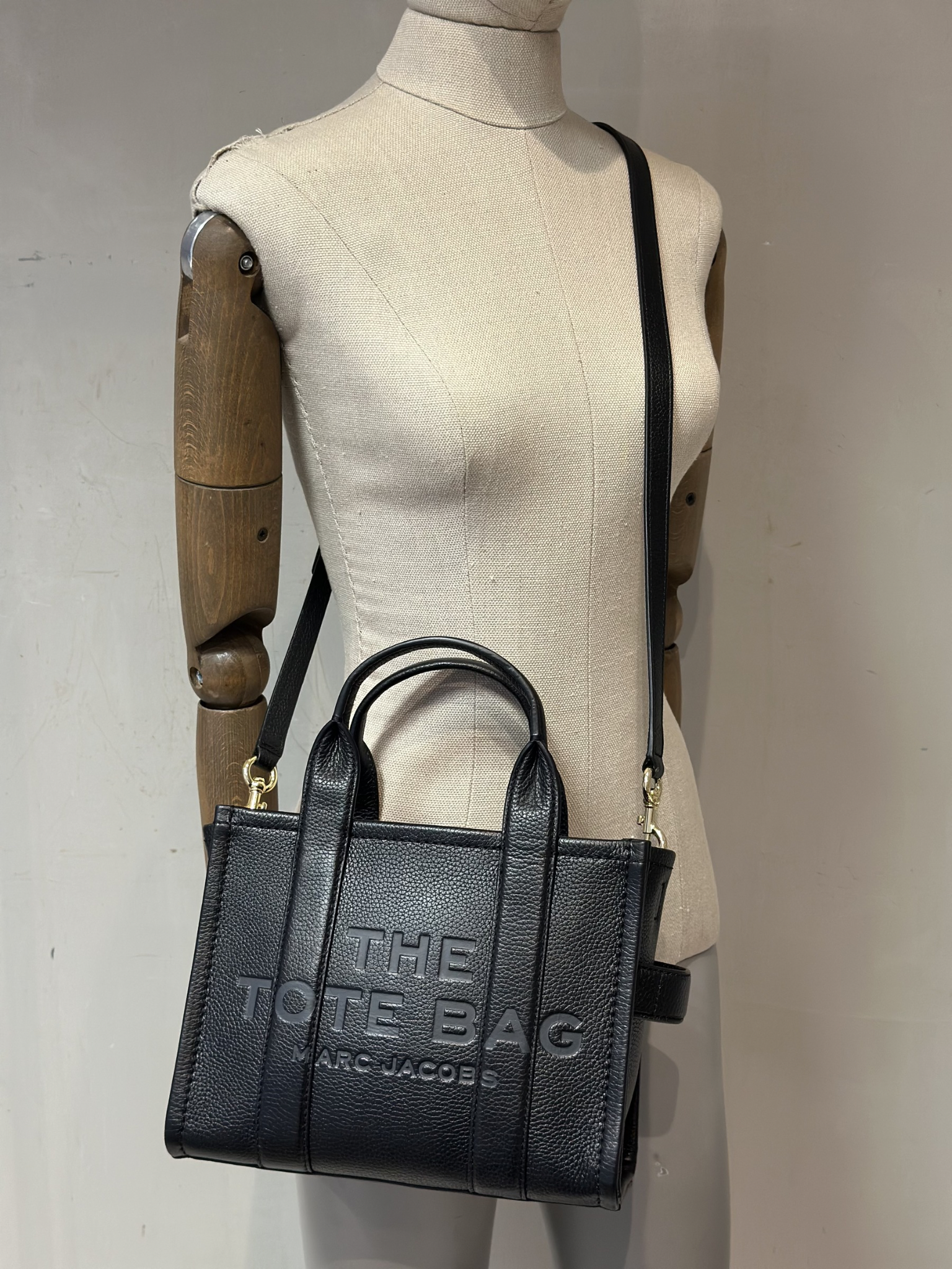 Mini Cartera Marc Jacobs The Leather Small Tote Bag