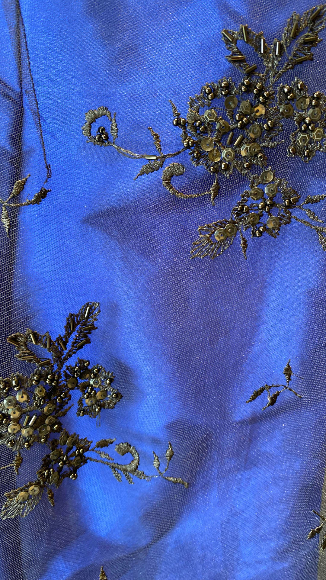 Vestido Azul Analía Domínguez (Talle S)