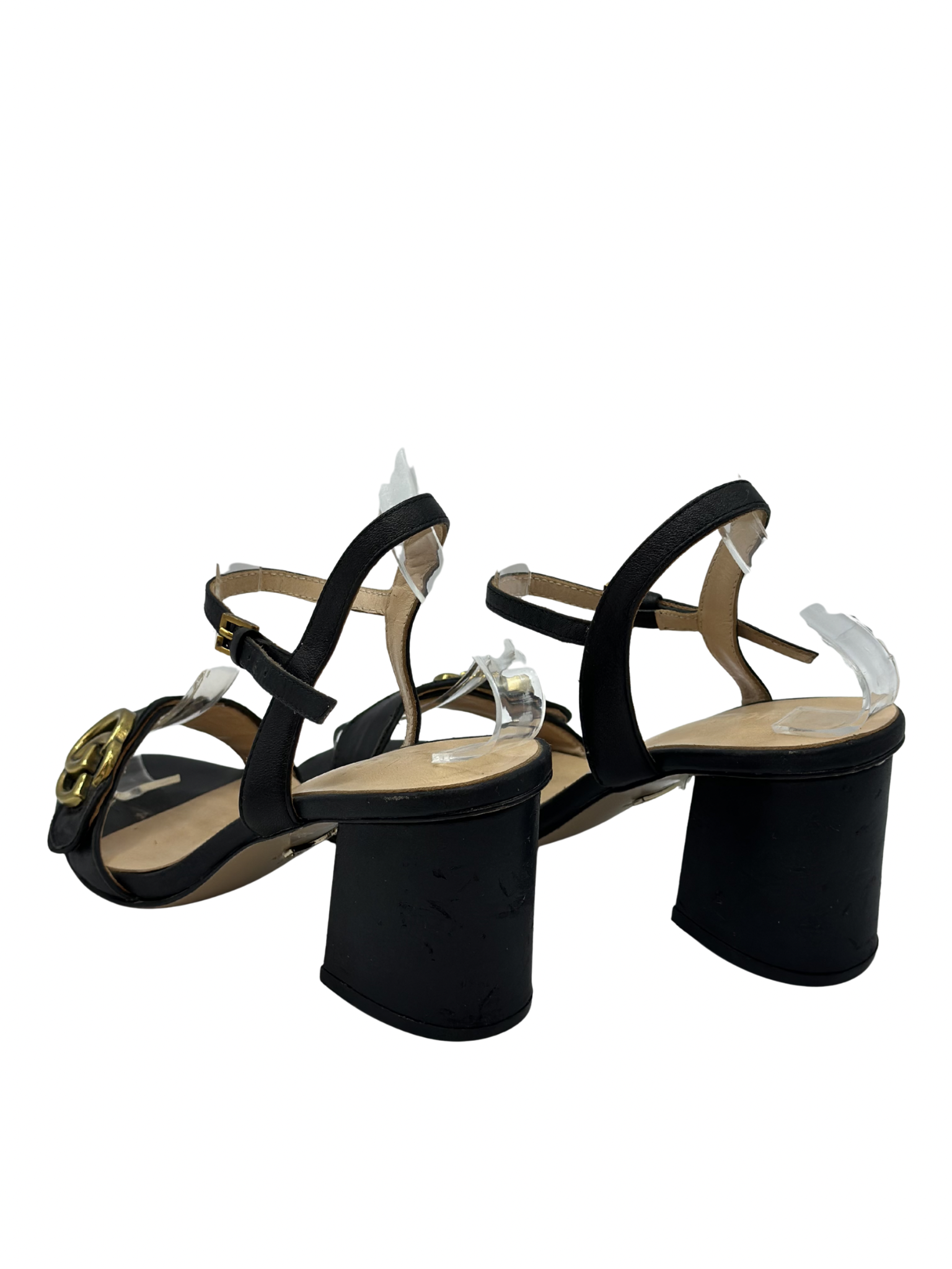 Sandalias Negras Gucci Marmont (39)