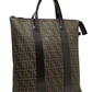 Bolso Tote Bag Fendi Zucca Spalmati