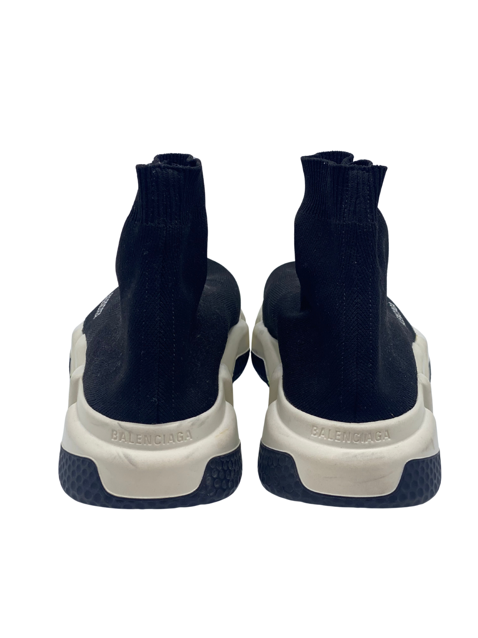 Zapatos Balenciaga Speed Trainer Negro y Amarillo (7 MASC) – The