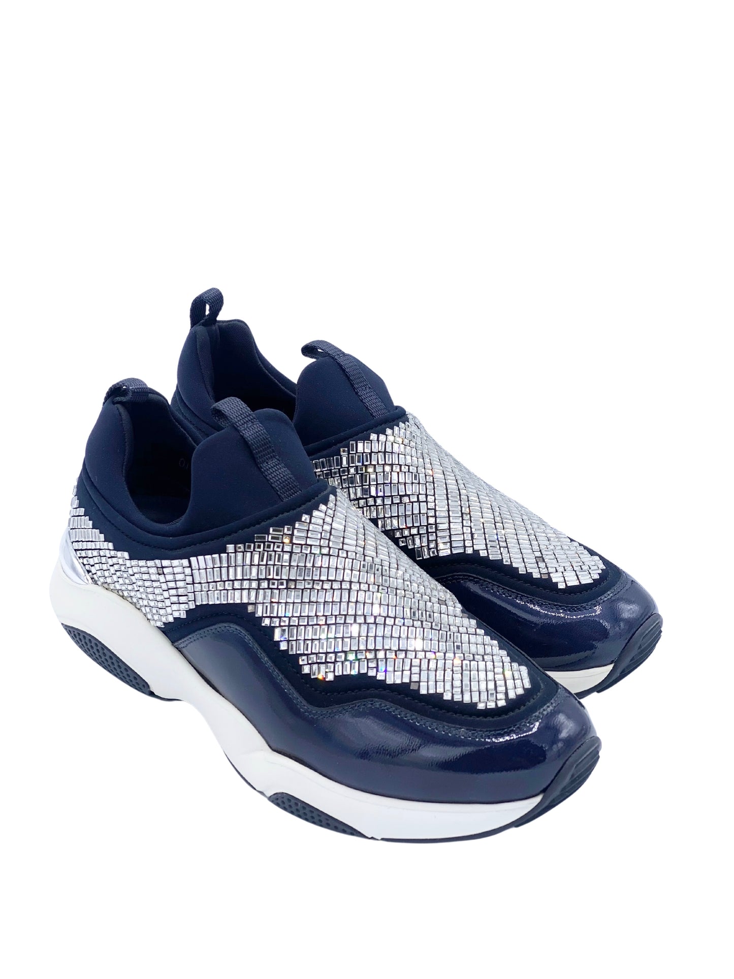 Champion Salvatore Ferragamo Giolly Crystals Navy Blue (38.5)