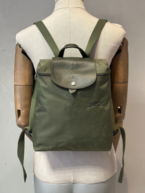 Mochila Verde Longchamp Le Pliage
