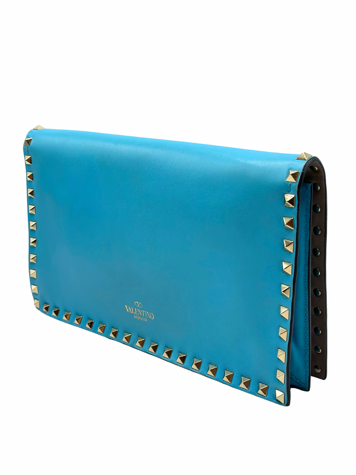 Clutch Celeste Valentino Garavani Rockstud