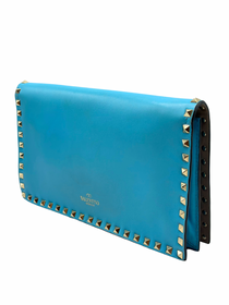 Clutch Celeste Valentino Garavani Rockstud