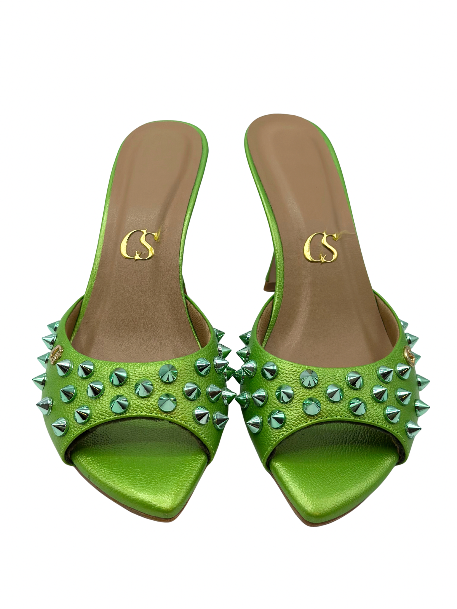 Sandalias Verdes Carmen Steffens (38)
