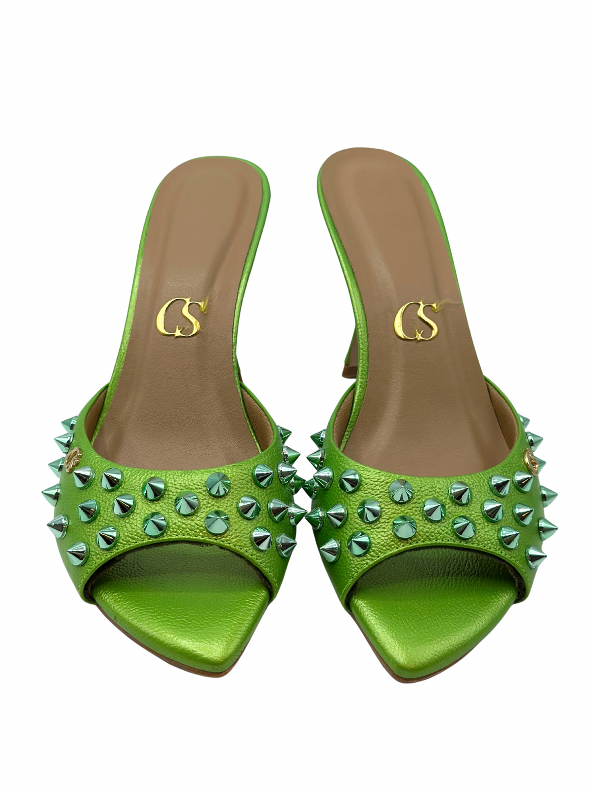 Sandalias Verdes Carmen Steffens (38)