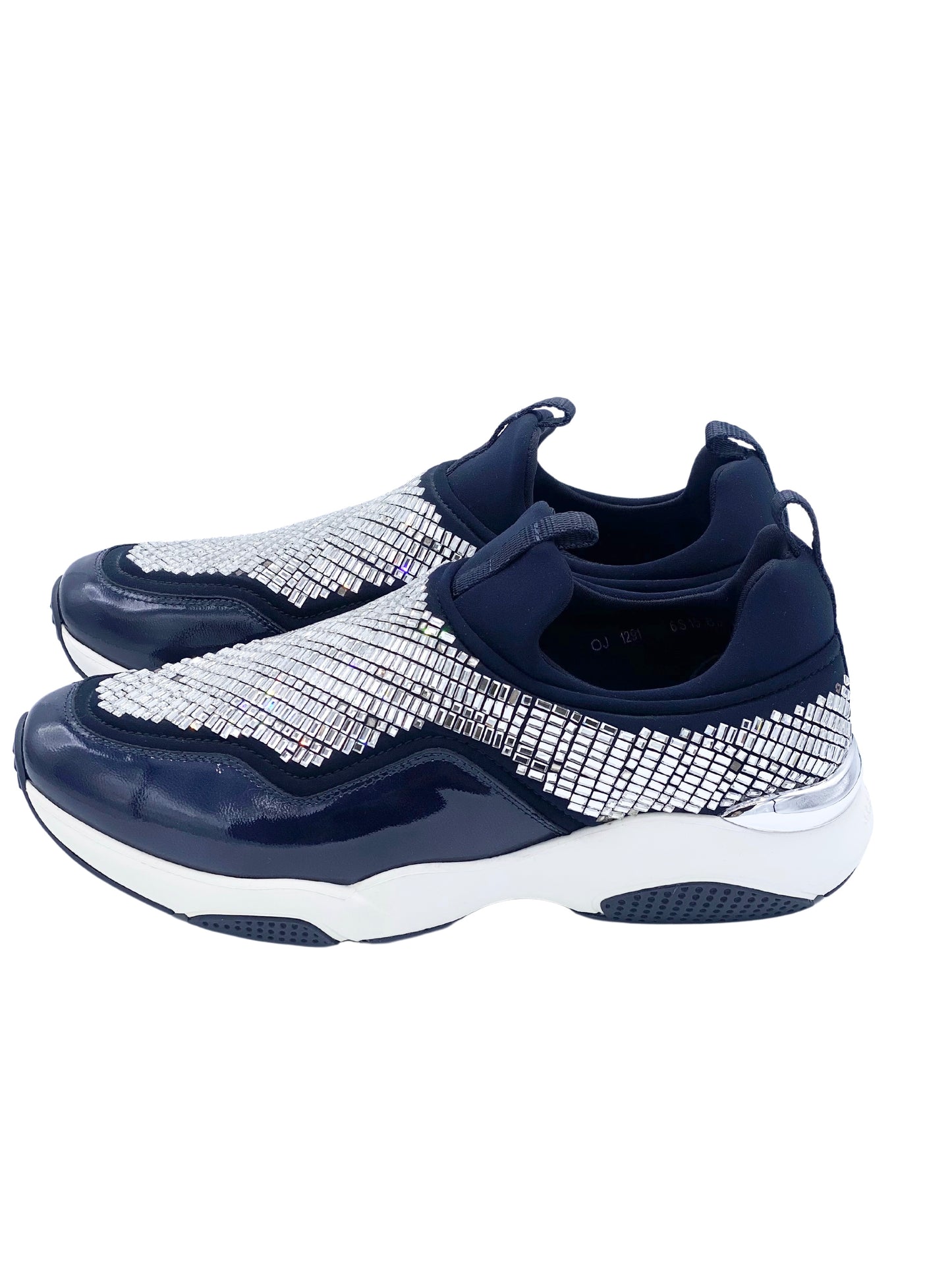 Champion Salvatore Ferragamo Giolly Crystals Navy Blue (38.5)