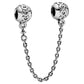 Charm Pandora Safety Pin Hearts