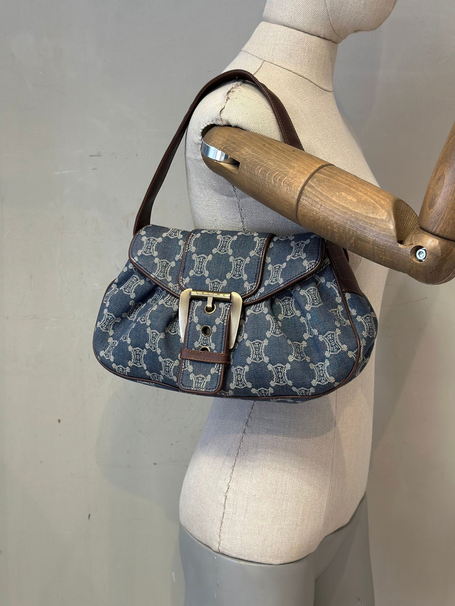 Cartera Céline Macadam Denim