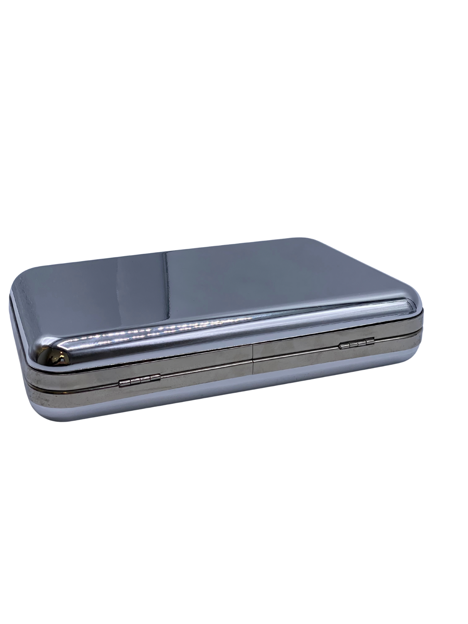 Clutch Plateado Metallic