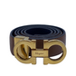 Cinto Salvatore Ferragamo Gancini Reversible