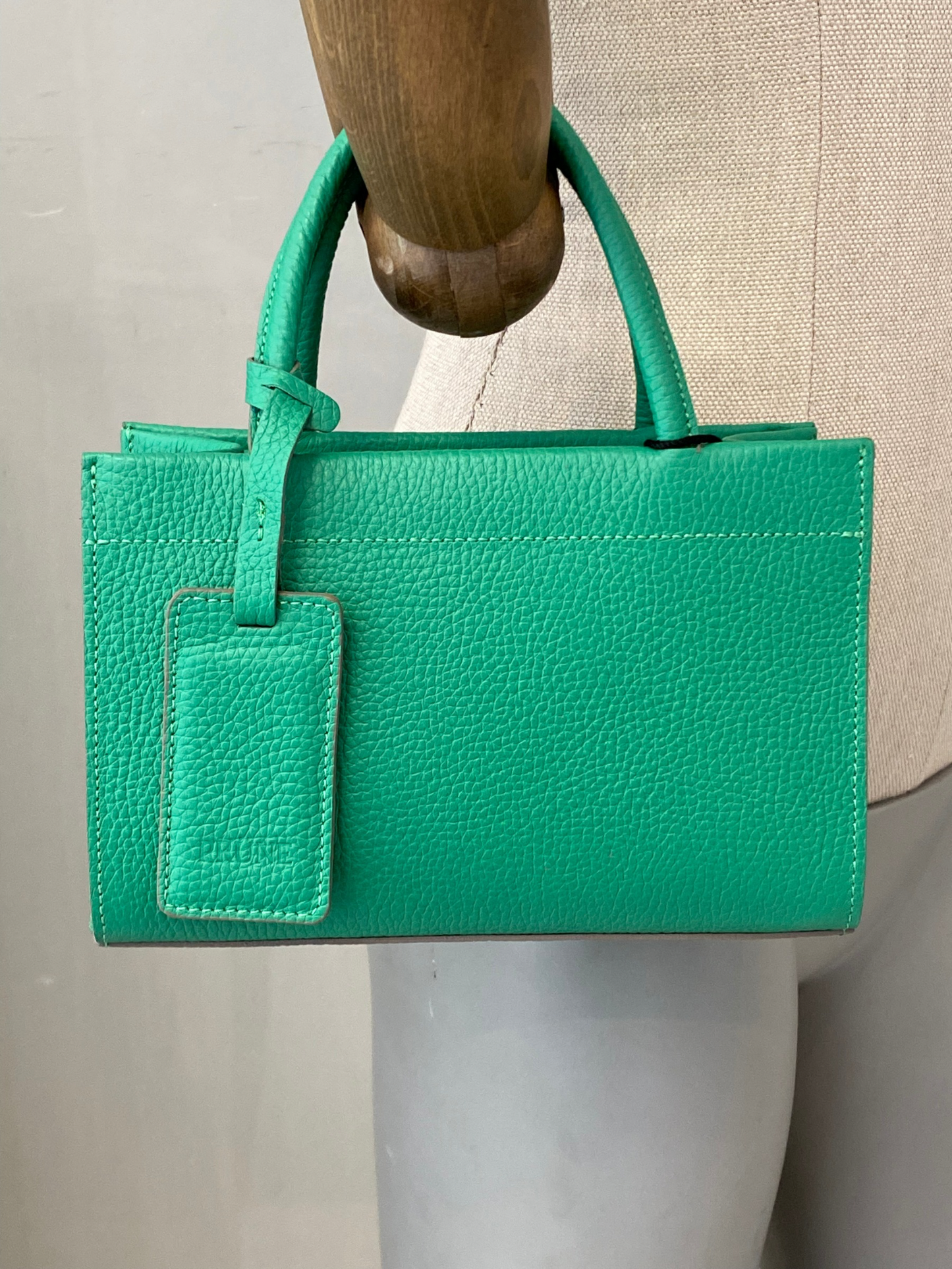 Carterita Verde Prune de Cuero