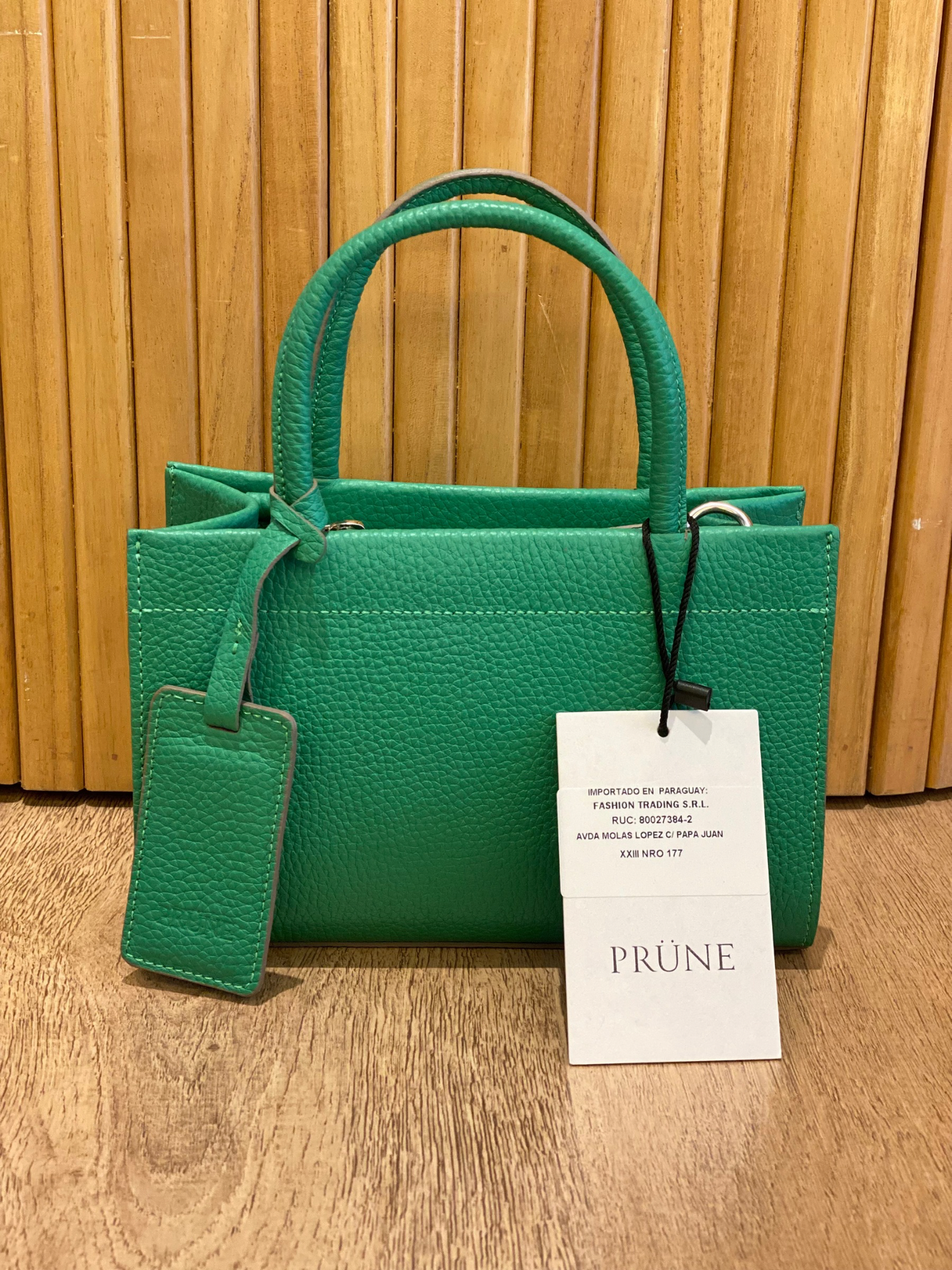 Carterita Verde Prune de Cuero