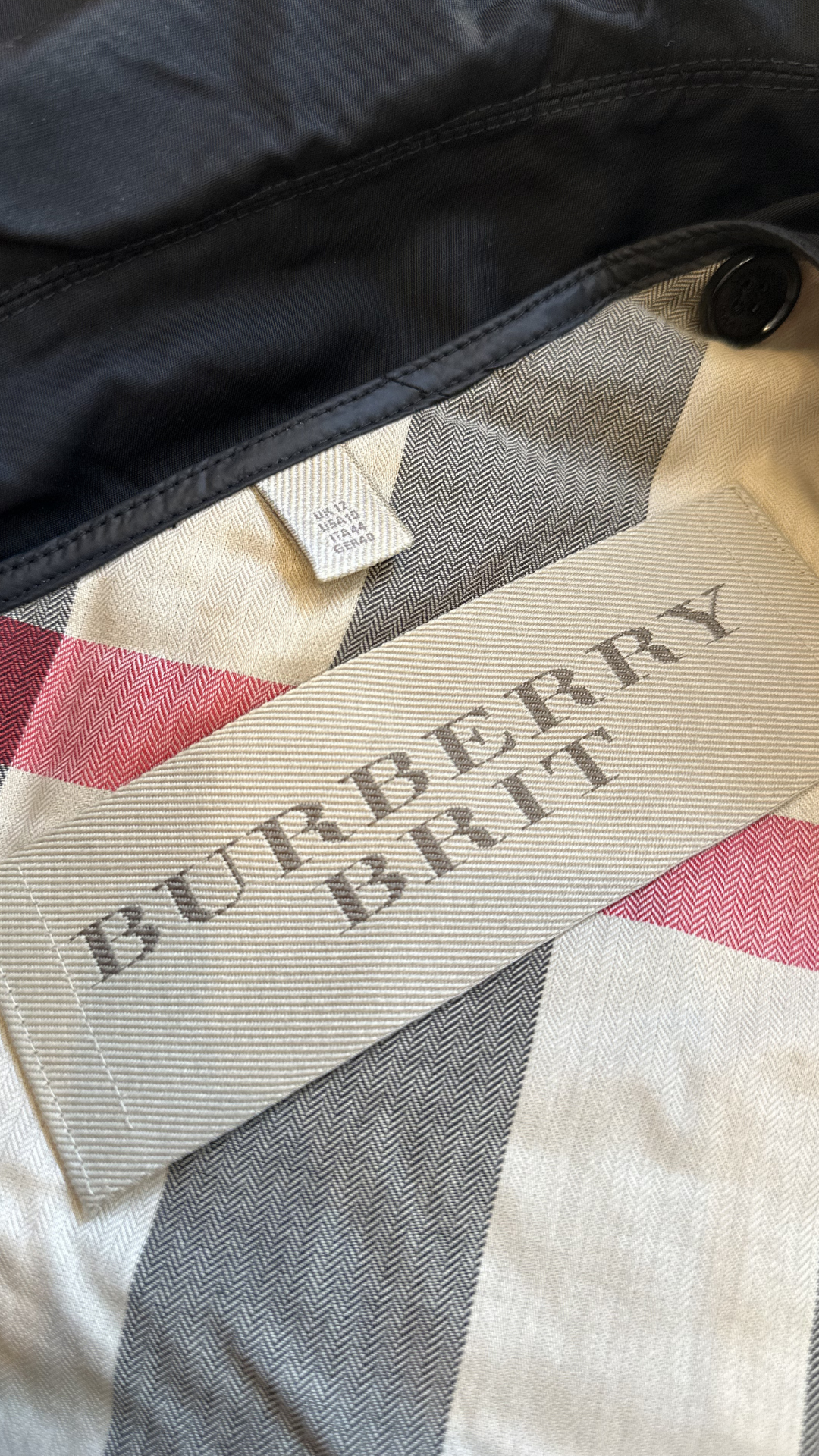 Campera Burberry + Chaleco (Talle 10 USA)