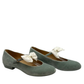 Chatitas Chanel Mary Jane Velvet Ballet Flats (40)