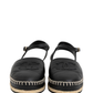 Espadrilles Chanel CC Cap Toe Ankle Strap (41)