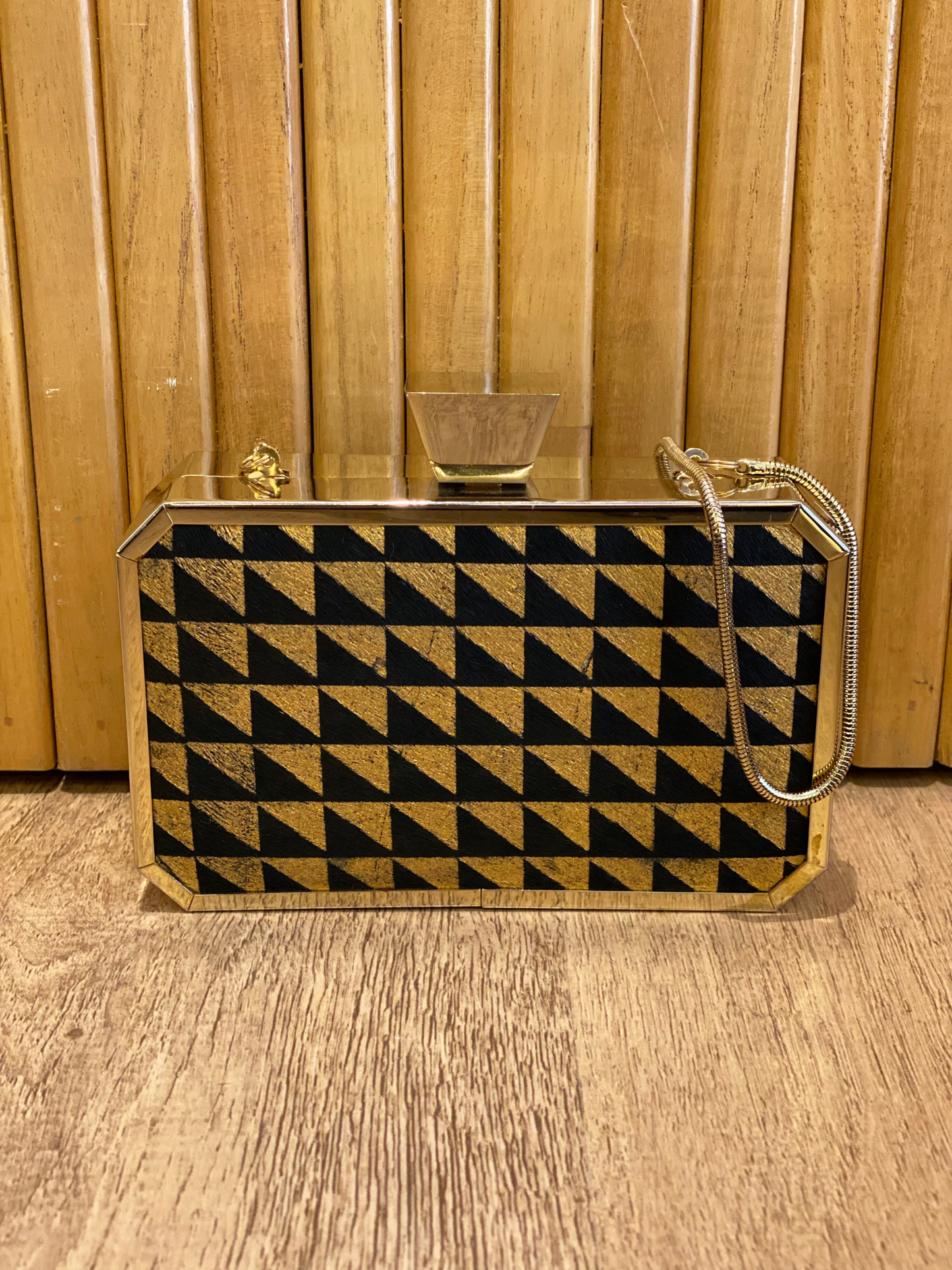 Clutch Dorado Badgley Mischka