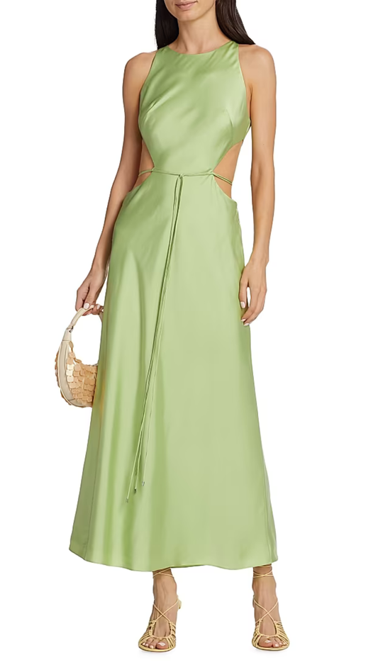 Vestido Largo Verde Alexis (Talle S)