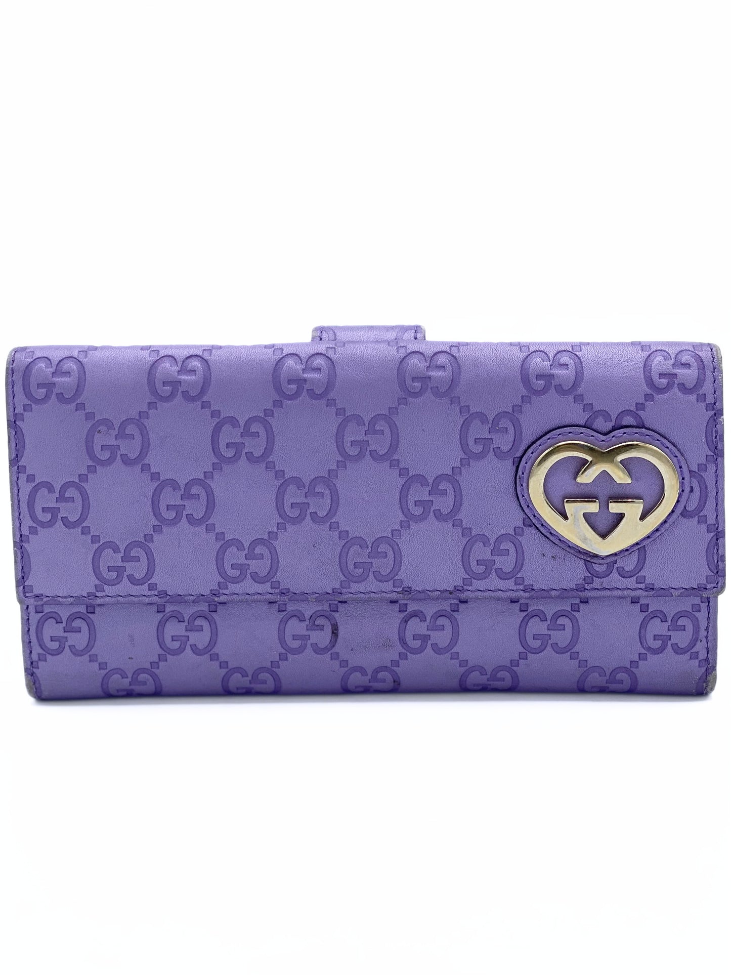 Billetera Gucci Guccissima Lovely Heart